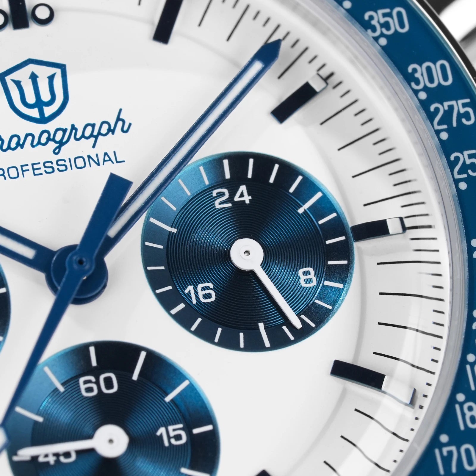 Watchdives WD1863 Mechanical Quartz Watches Black Spaces VK63 Chronograph Sports Watches Man Bubble Sapphire Waterproof Watch